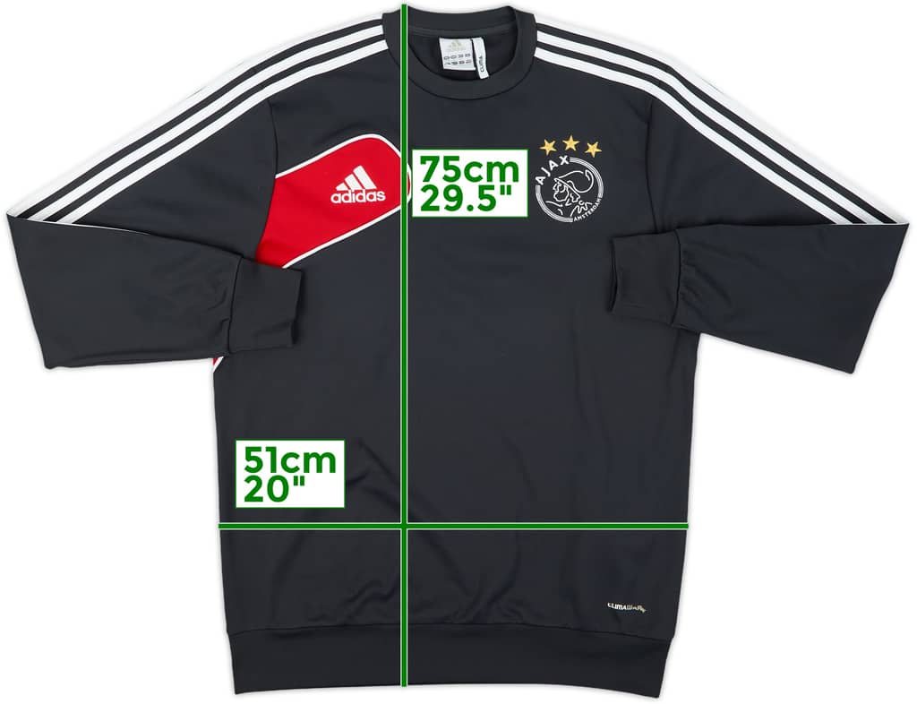 2012-13 Ajax adidas Sweat Top - 8/10 - (M/L)