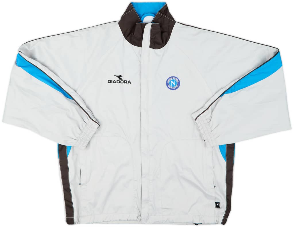 2002-03 Napoli Diadora Track Jacket - 9/10 - (S)