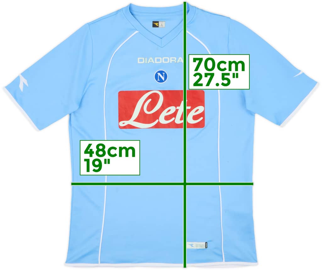 2006-07 Napoli Home Shirt - 7/10 - (L)