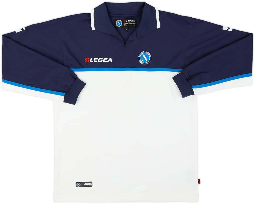 2003-04 Napoli Legea Polo L/S Shirt - 8/10 - (S)