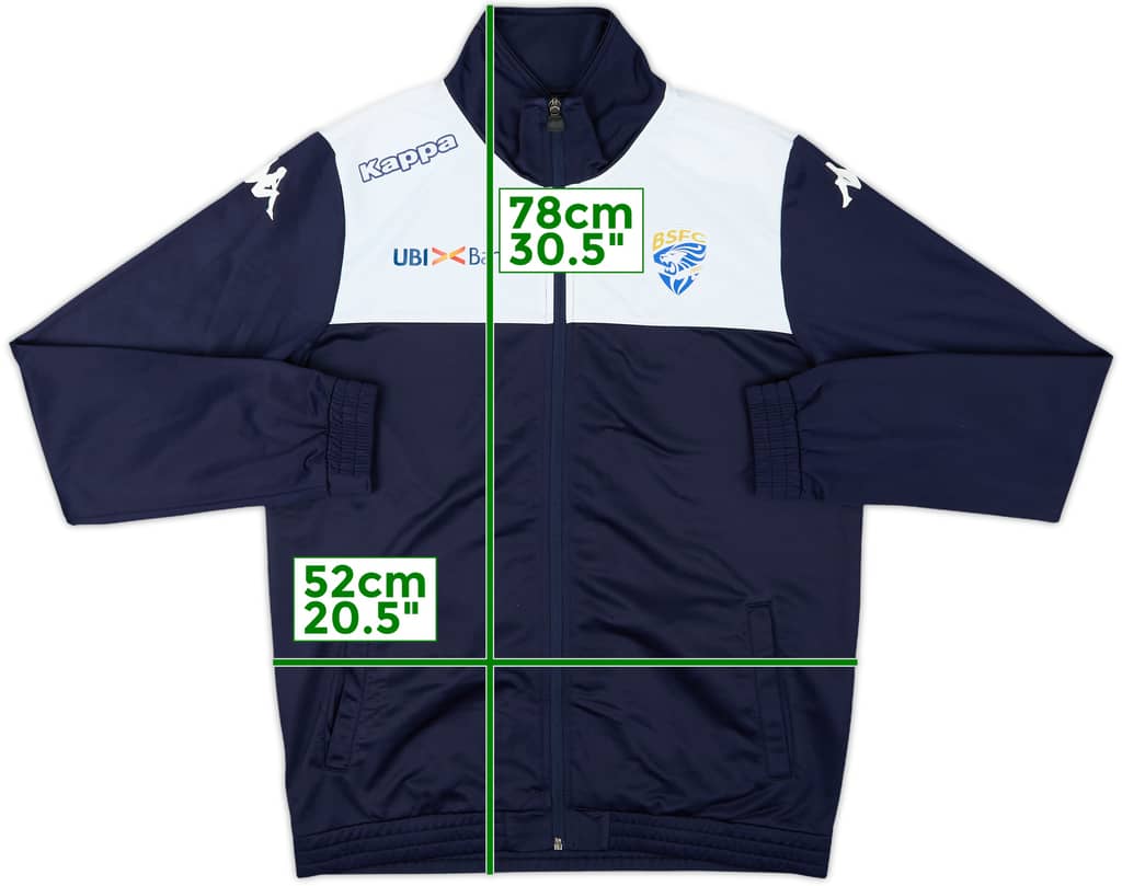 2017-18 Brescia Kappa Track Jacket - 8/10 - (L)