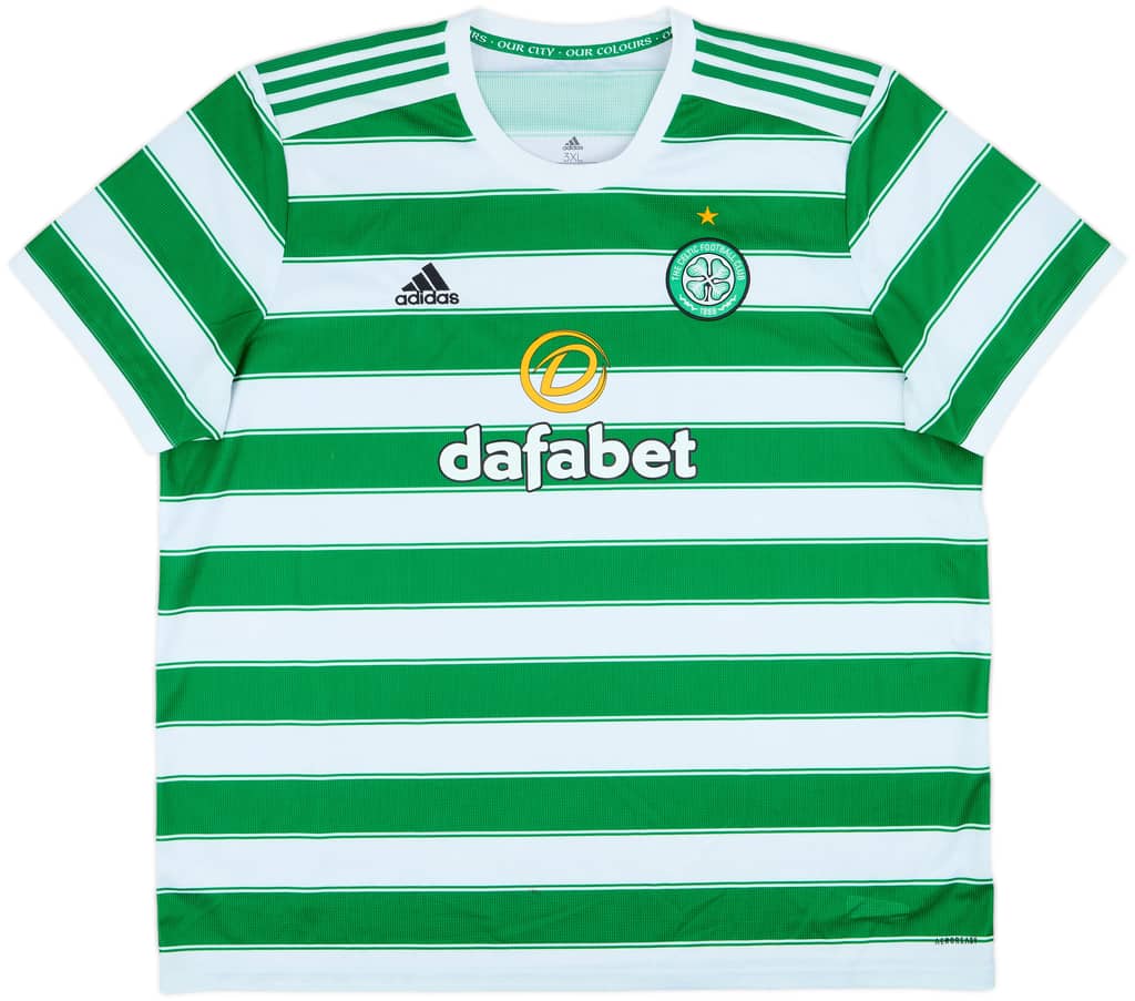 2021-22 Celtic Home Shirt - 8/10 - (3XL)