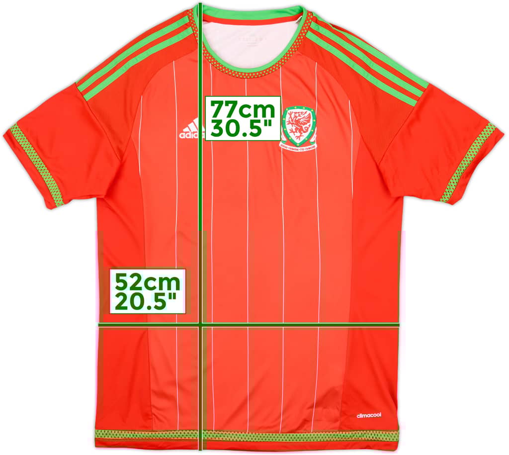 2015-16 Wales Home Shirt - 10/10 - (M)