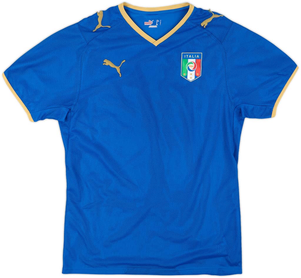 2007-08 Italy Home Shirt - 4/10 - (S)