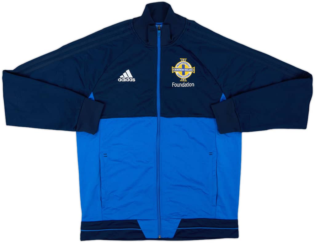2017-18 Northern Ireland 'Foundation' adidas Track Jacket - 10/10 - (L)