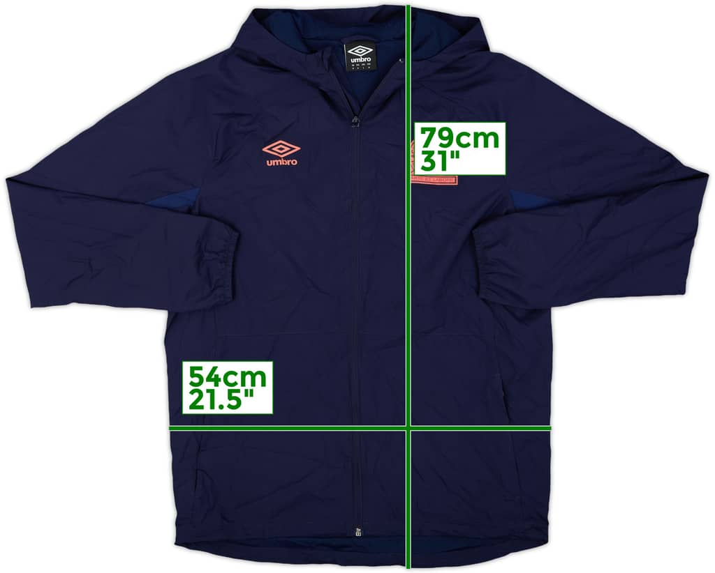 2019-20 Blackburn Umbro Hooded Track Jacket - 9/10 - (M)