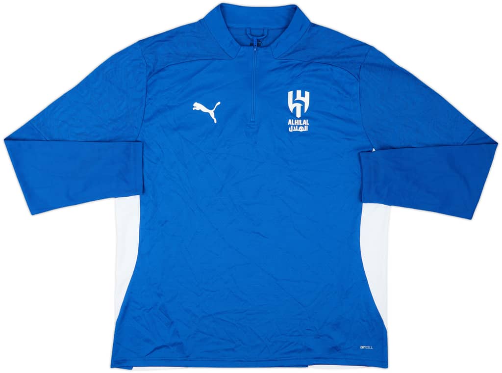 2023-24 Al-Hilal Puma 1/4 Zip Drill Top - 8/10 - (XL)