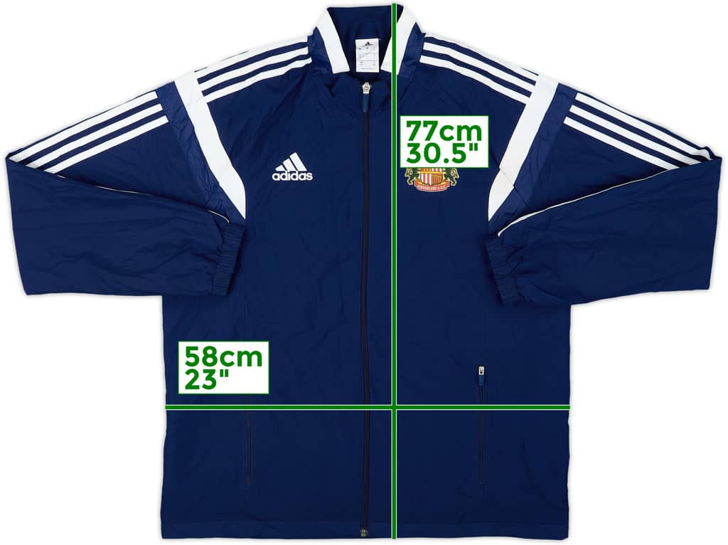 2014-15 Sunderland adidas Track Jacket - 7/10 - (L)