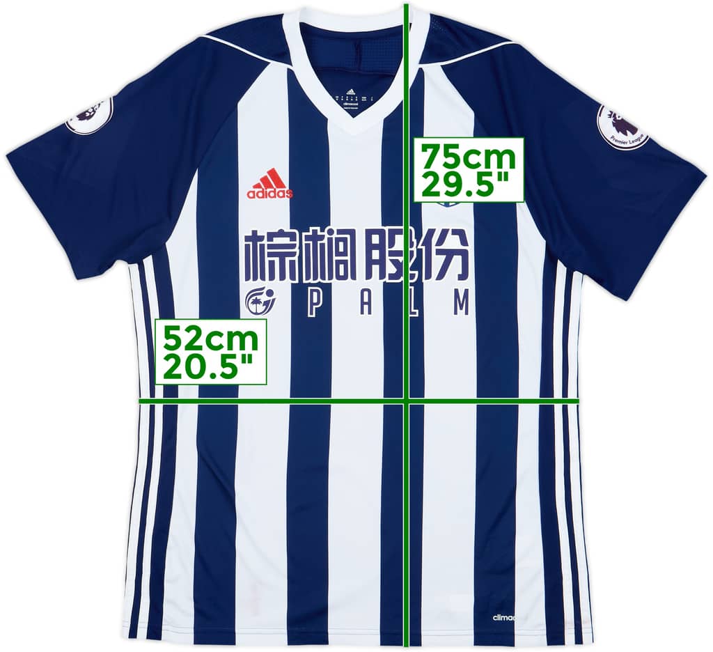 2017-18 West Brom Home Shirt - 7/10 - (M)