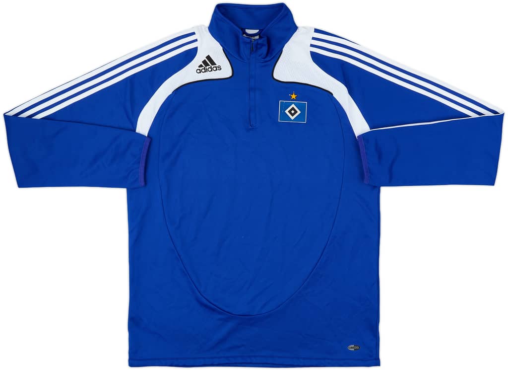 2008-09 Hamburg adidas 1/4 Zip Drill Top - 8/10 - (XL)