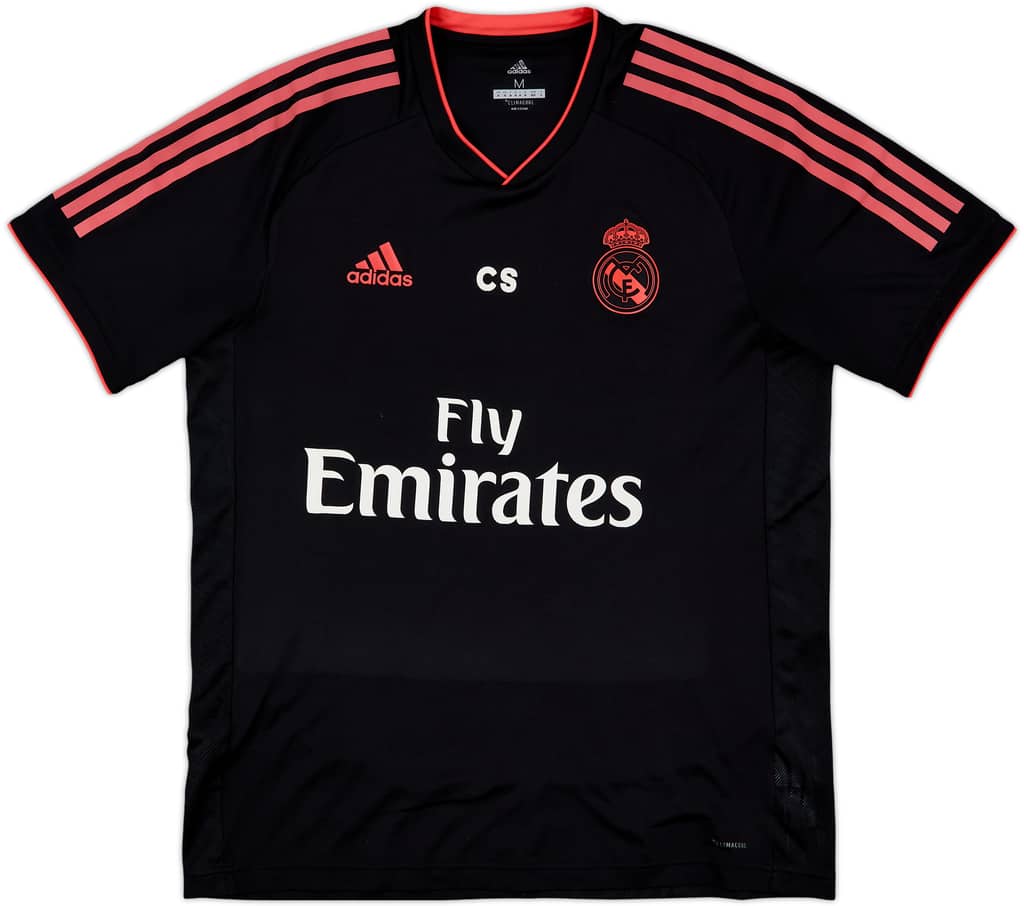 2018-19 Real Madrid adidas Staff Issue Training Shirt CS - 8/10 - (M)