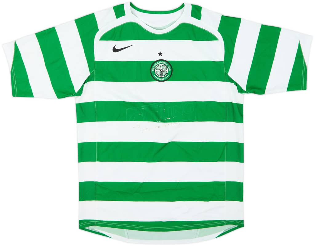 2005-07 Celtic Home Shirt - 4/10 - (M)