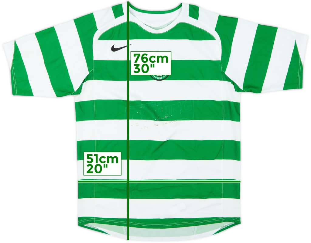 2005-07 Celtic Home Shirt - 4/10 - (M)