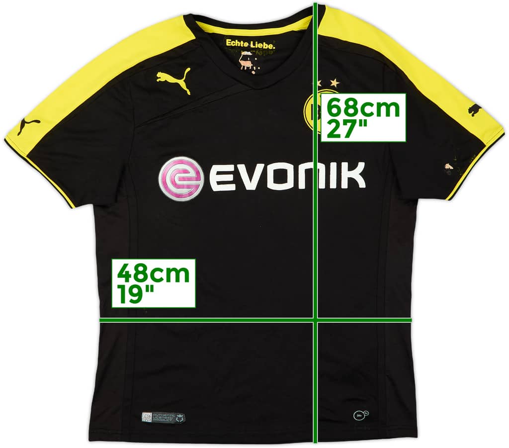 2013-14 Borussia Dortmund Away Shirt - 4/10 - (M)