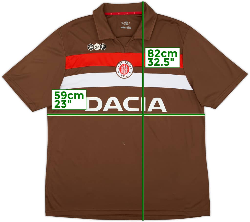 2009-10 St Pauli Home Shirt - 8/10 - (XXL)