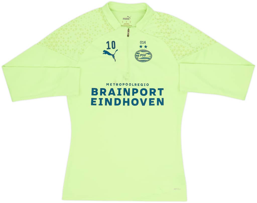 2023-24 PSV Player Issue Puma 1/4 Zip Training Top #10 - 6/10 - (XS)