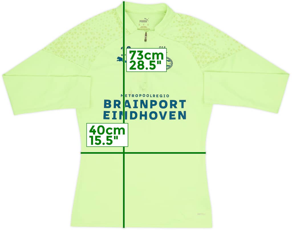 2023-24 PSV Player Issue Puma 1/4 Zip Training Top #10 - 6/10 - (XS)