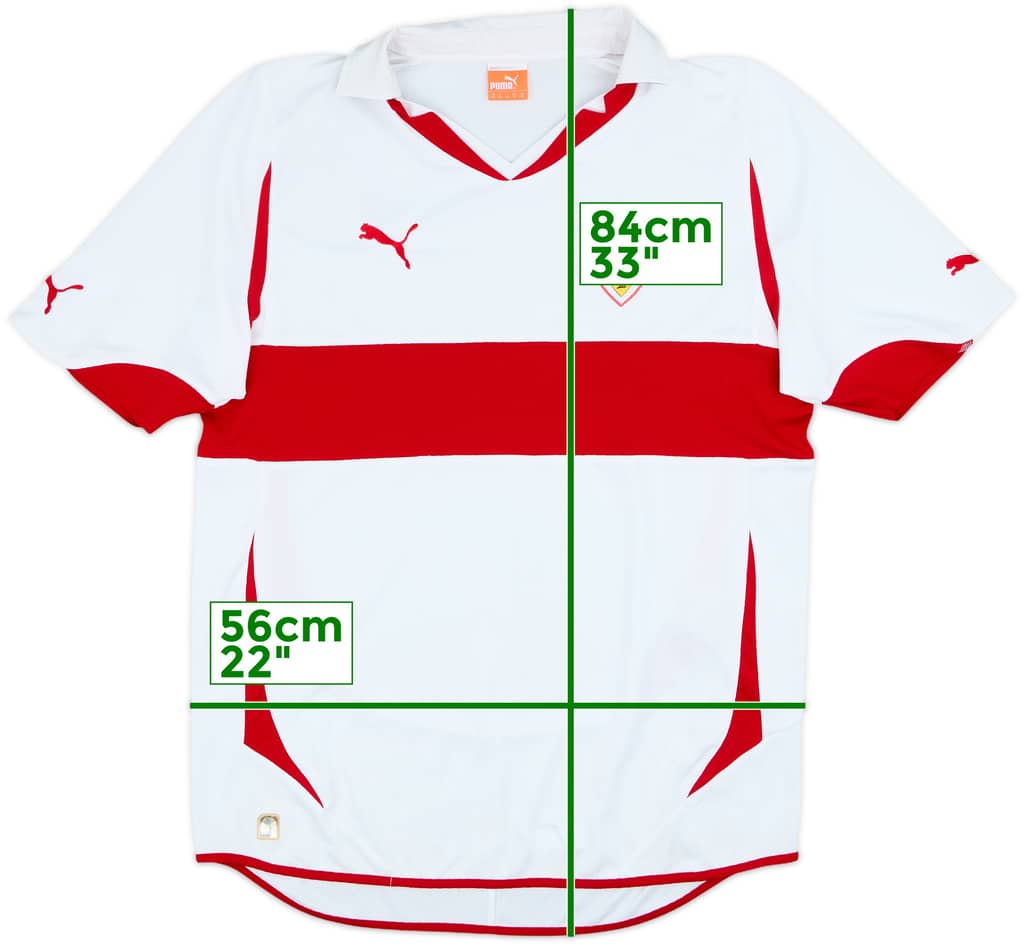 2010-11 Stuttgart Home Shirt - 8/10 - (XL)