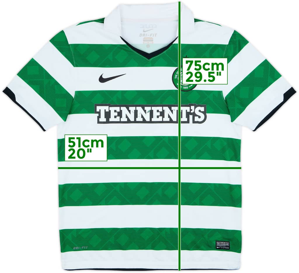 2010-12 Celtic Home Shirt - 5/10 - (M)