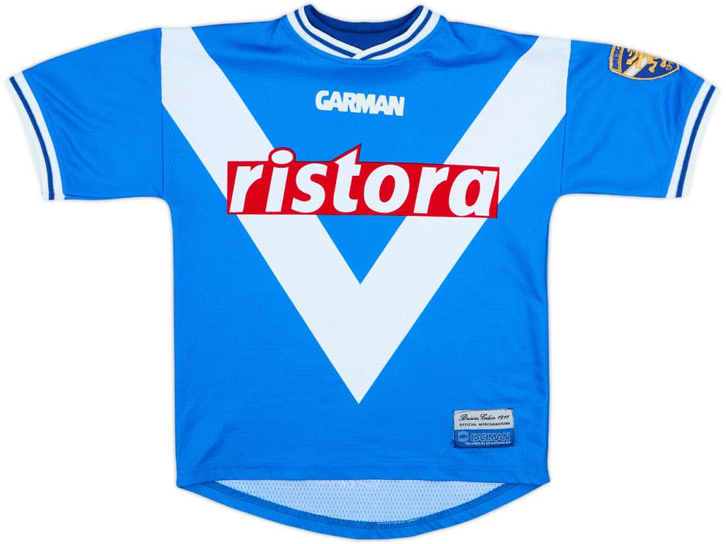 1999-01 Brescia Home Shirt - 8/10 - (L.Boys)