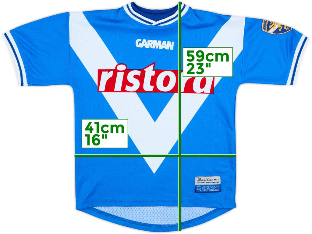 1999-01 Brescia Home Shirt - 8/10 - (L.Boys)