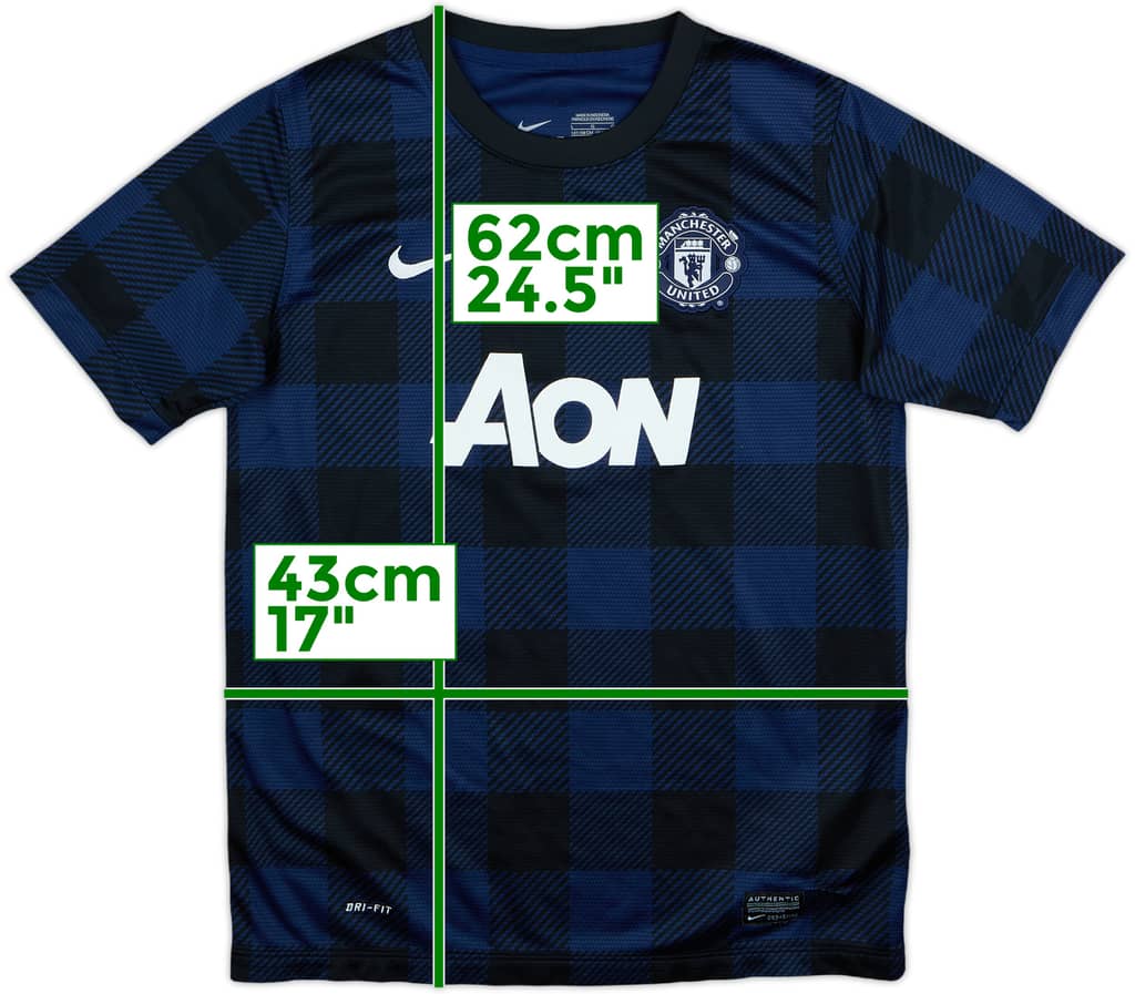2013-14 Manchester United Away Shirt - 8/10 - (L.Boys)