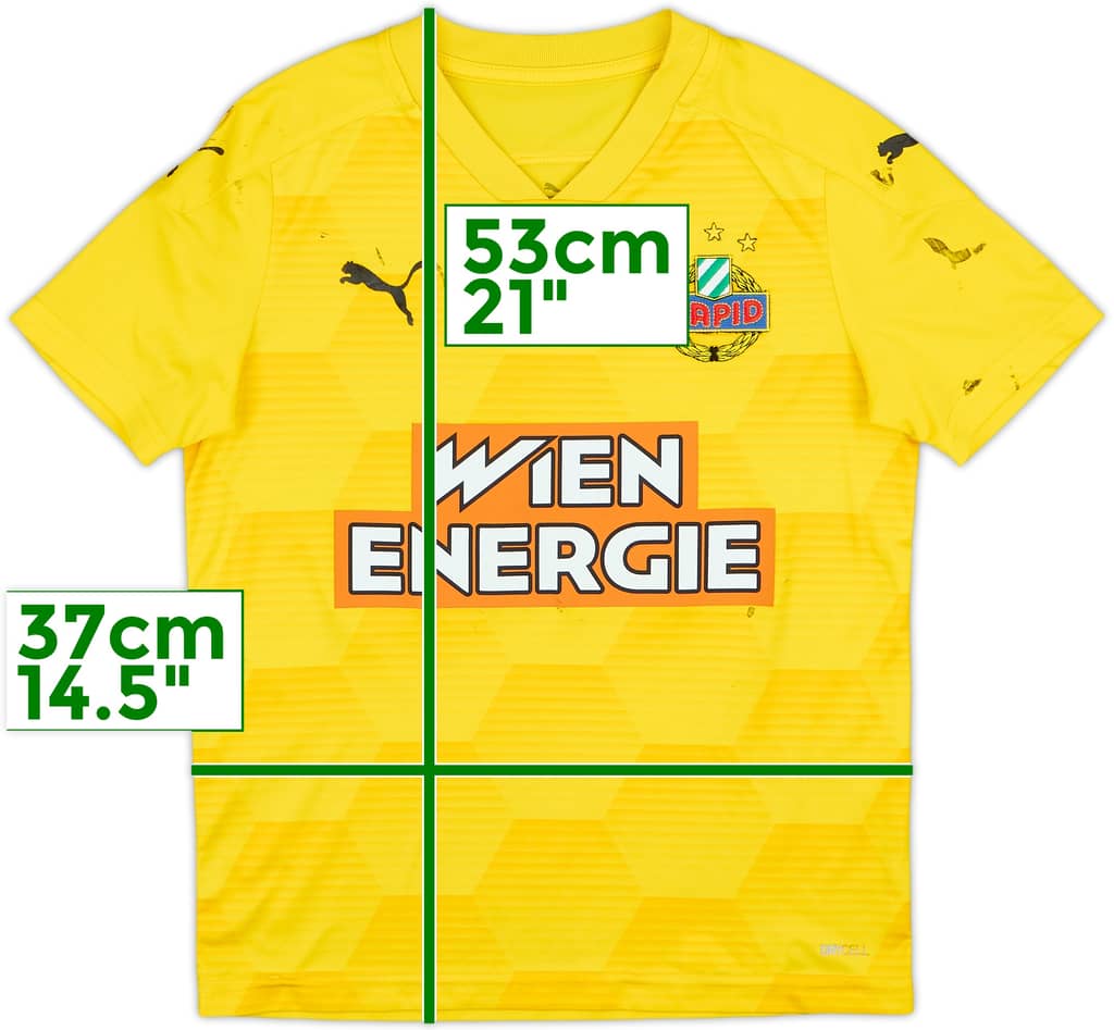 2021-22 Rapid Wien GK S/S Shirt - 5/10 - (S.Boys)