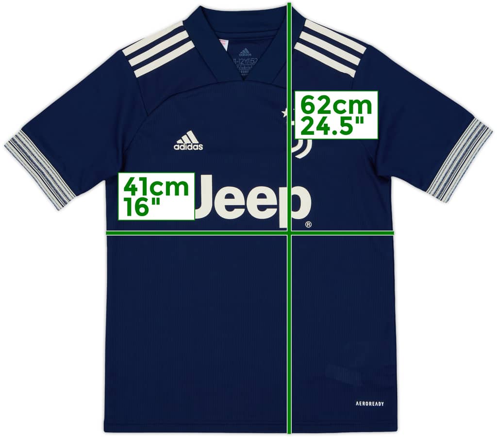 2020-21 Juventus Away Shirt - 9/10 - (M.Boys)