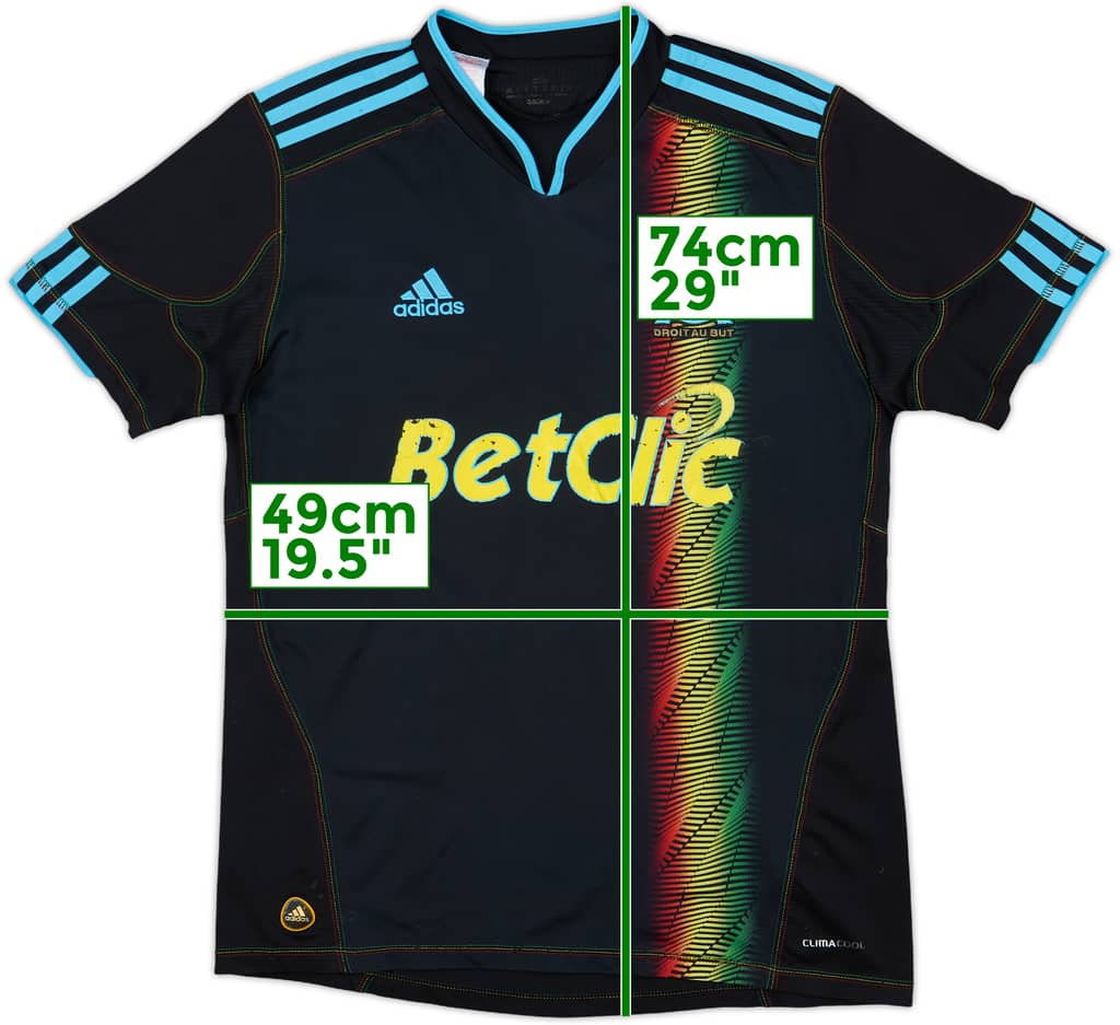 2010-11 Olympique Marseille Third Shirt - 5/10 - (XL.Boys)