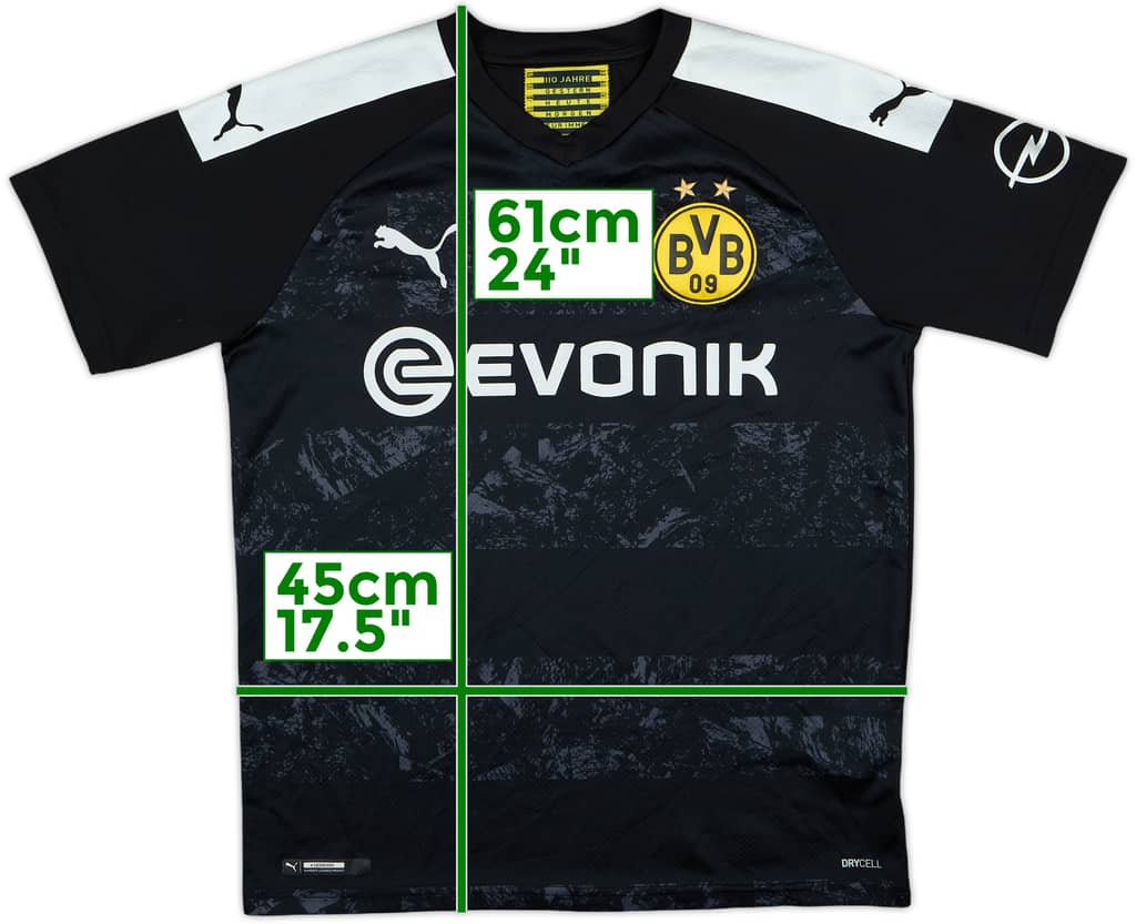 2019-20 Borussia Dortmund Away Shirt - 9/10 - (L.Boys)