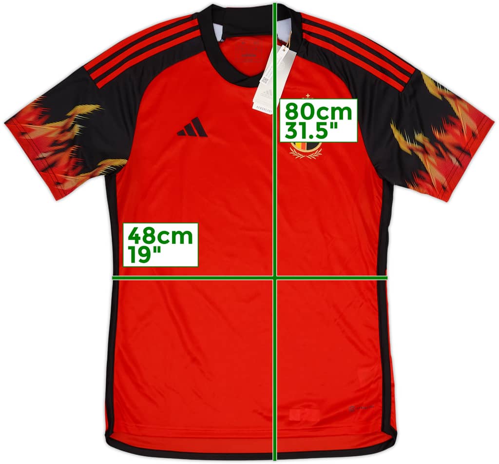 2022-23 Belgium Home Shirt (M)
