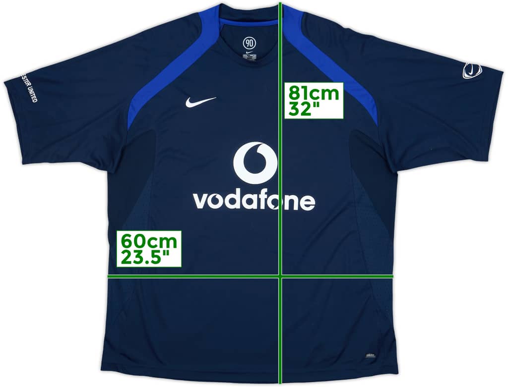 2005-06 Manchester United Nike Training Shirt - 8/10 - (XL)