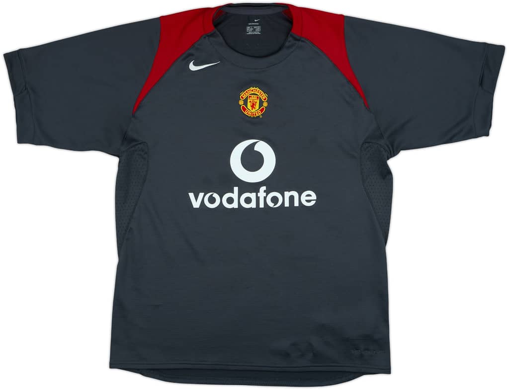 2005-06 Manchester United Nike Training Shirt - 8/10 - (L)