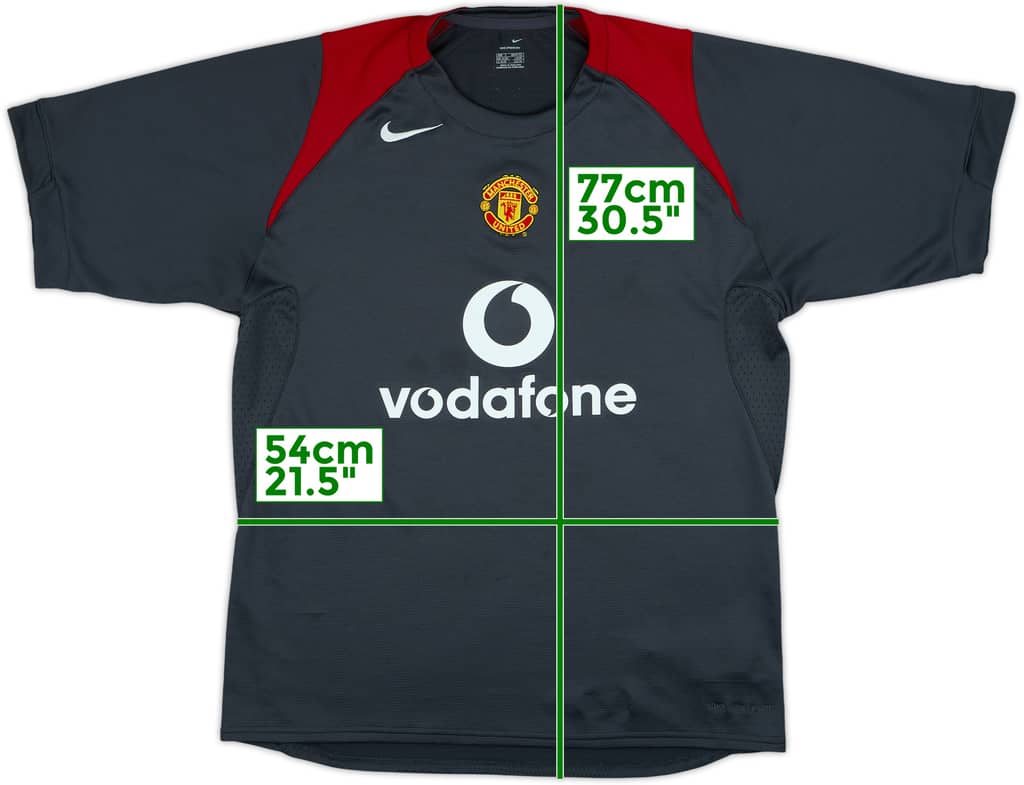 2005-06 Manchester United Nike Training Shirt - 8/10 - (L)