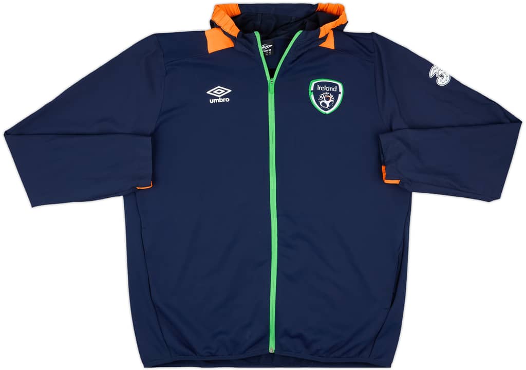 2016-17 Ireland Umbro Hooded Track Jacket - 8/10 - (XXL)