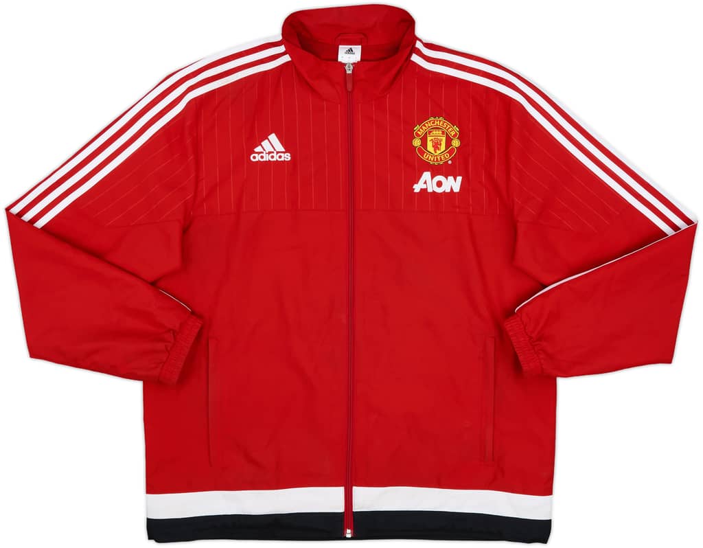 2016-17 Manchester United adidas Track Jacket - 8/10 - (L)