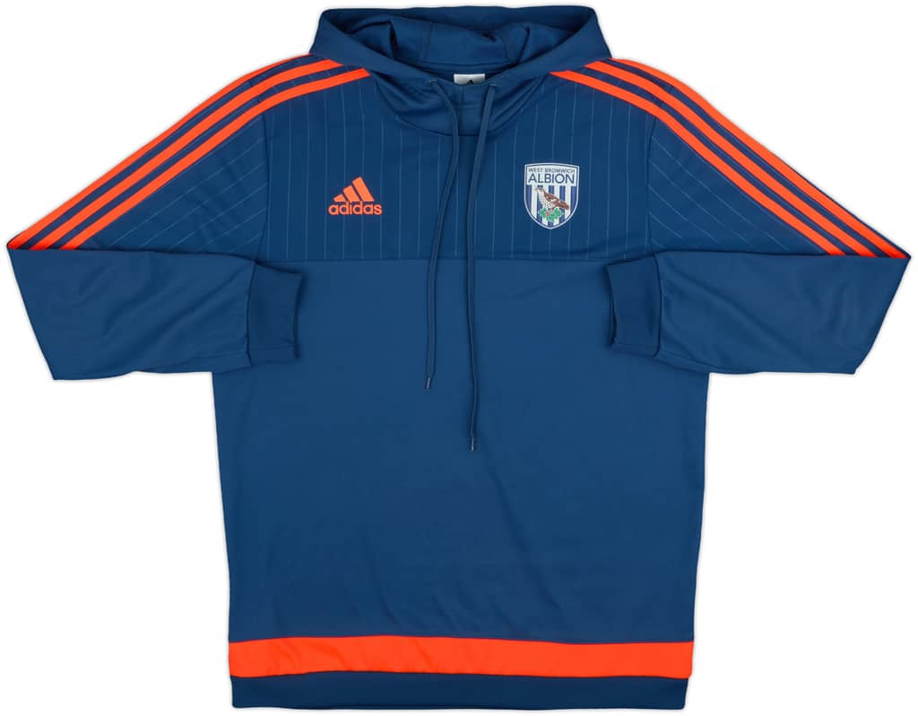 2015-16 West Brom adidas Hooded Sweat Top - 9/10 - (M)
