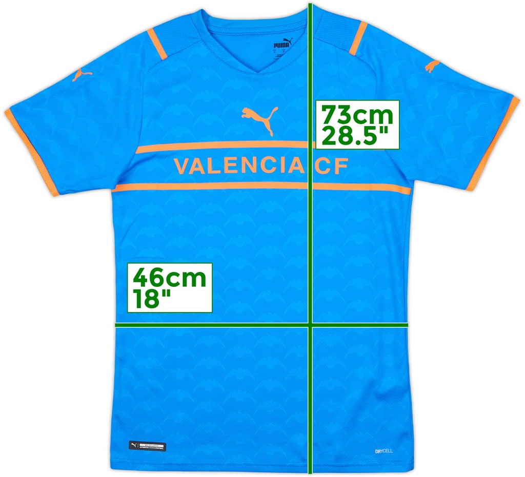 2021-22 Valencia Third Shirt - 10/10 - (S)