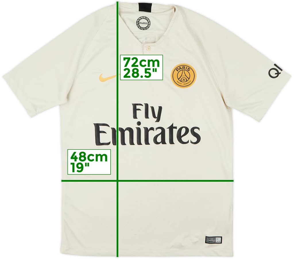 2018-19 Paris Saint-Germain Away Shirt - 9/10 - (M)