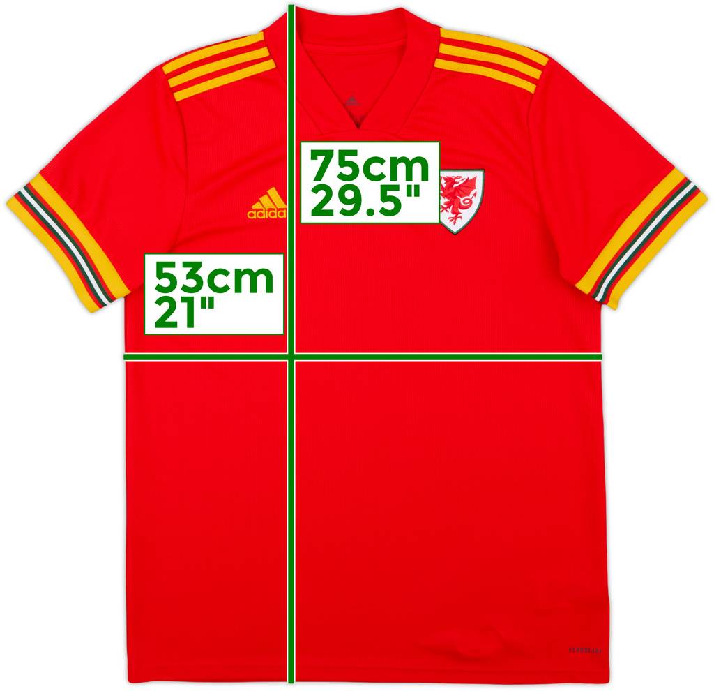 2020-21 Wales Home Shirt - 9/10 - (L)