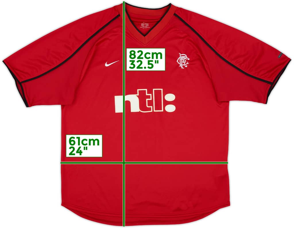 2000-01 Rangers Third Shirt - 8/10 - (XL)