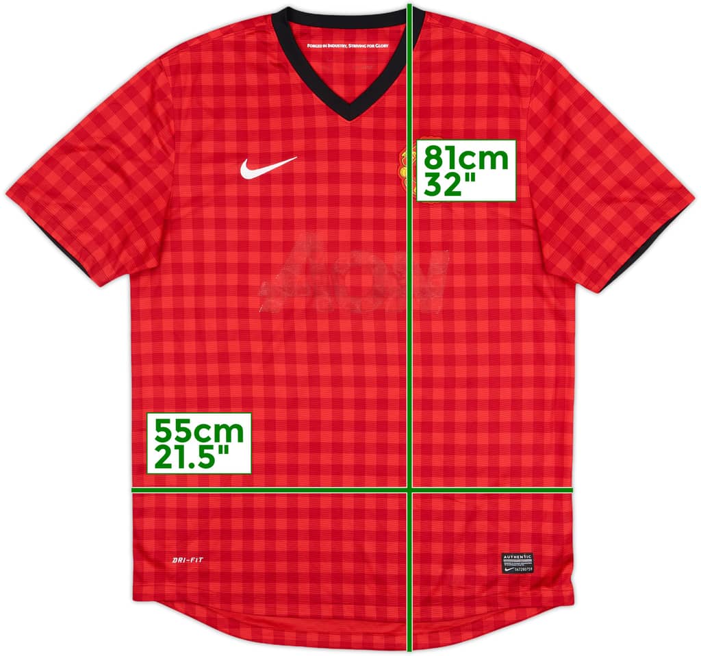 2012-13 Manchester United Home Shirt - 4/10 - (L)