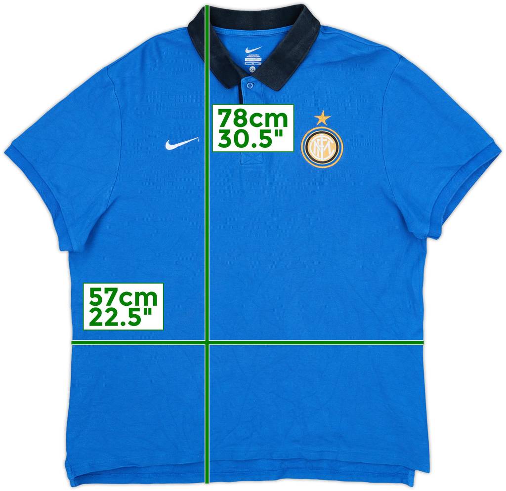 2012-13 Inter Milan Nike Polo Shirt - 7/10 - (XL)