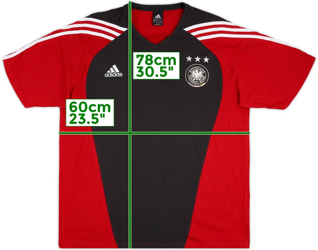 2004-05 Germany adidas Cotton Tee - 9/10 - (XXL)