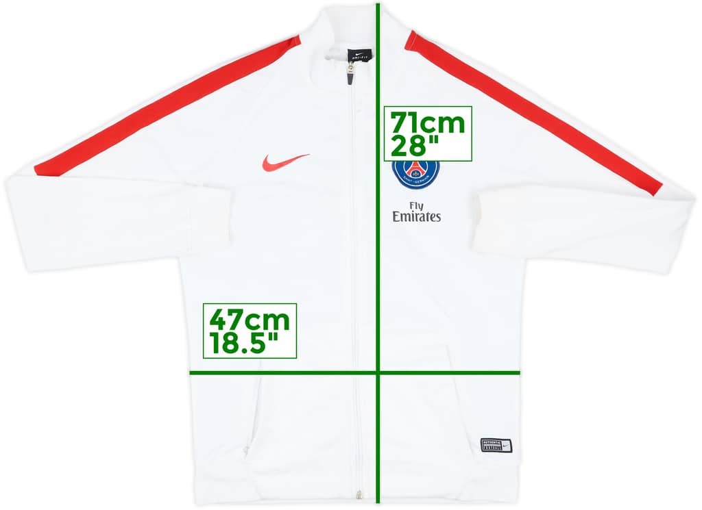 2016-17 Paris Saint-Germain Nike Track Jacket - 8/10 - (M)