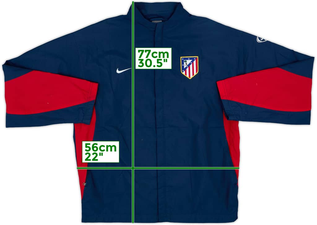 2003-04 Atletico Madrid Nike Track Jacket - 7/10 - (M)