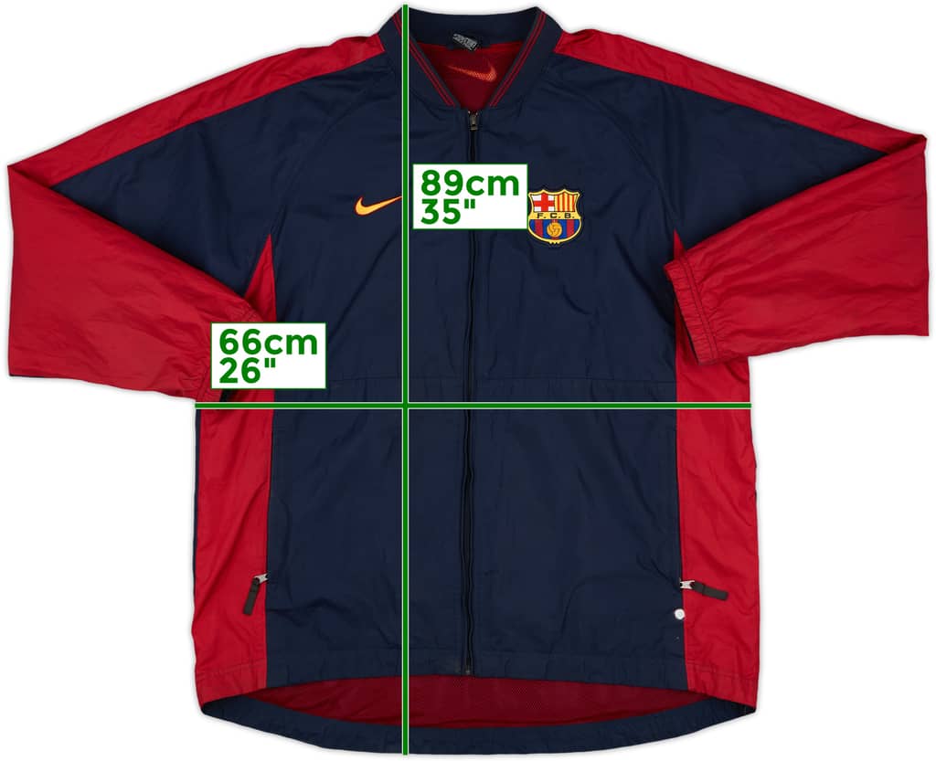 1999-00 Barcelona Nike Track Jacket - 8/10 - (L)