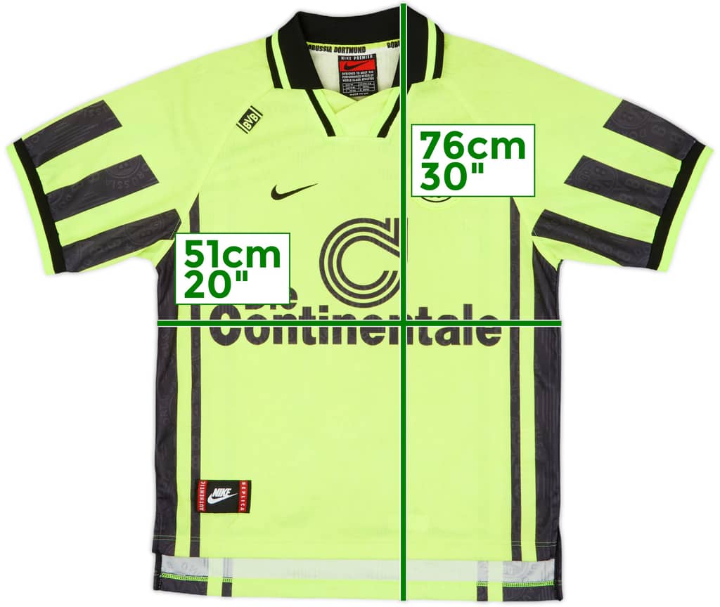 1996-97 Borussia Dortmund Home Shirt - 9/10 - (M)