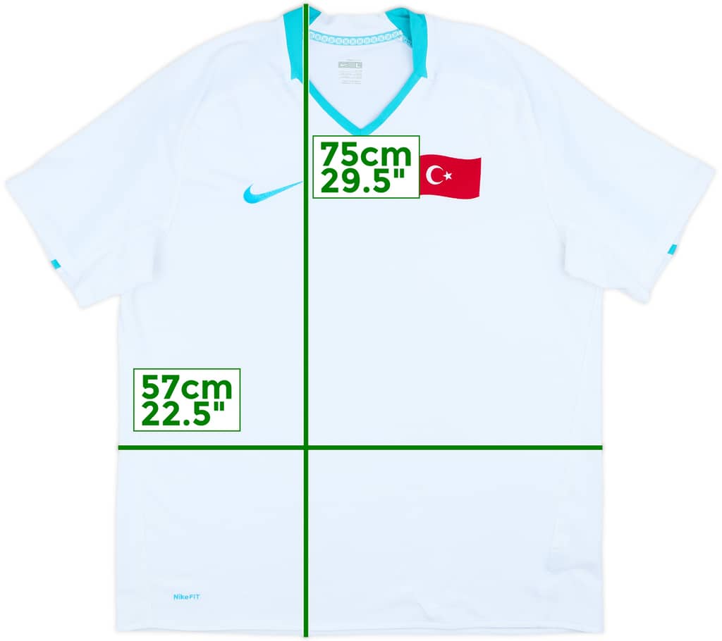 2008-09 Turkey Away Shirt - 8/10 - (L)