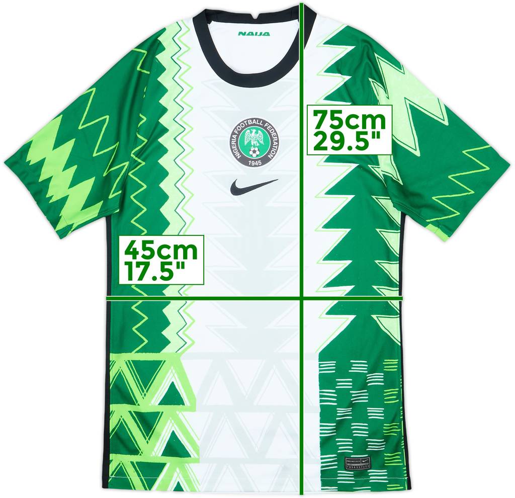 2020-21 Nigeria Home Shirt - 9/10 - (S)
